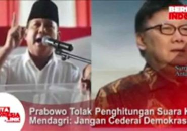 Prabowo Tolak Penghitungan Suara KPU, Mendagri : Jangan Menciderai Demokrasi