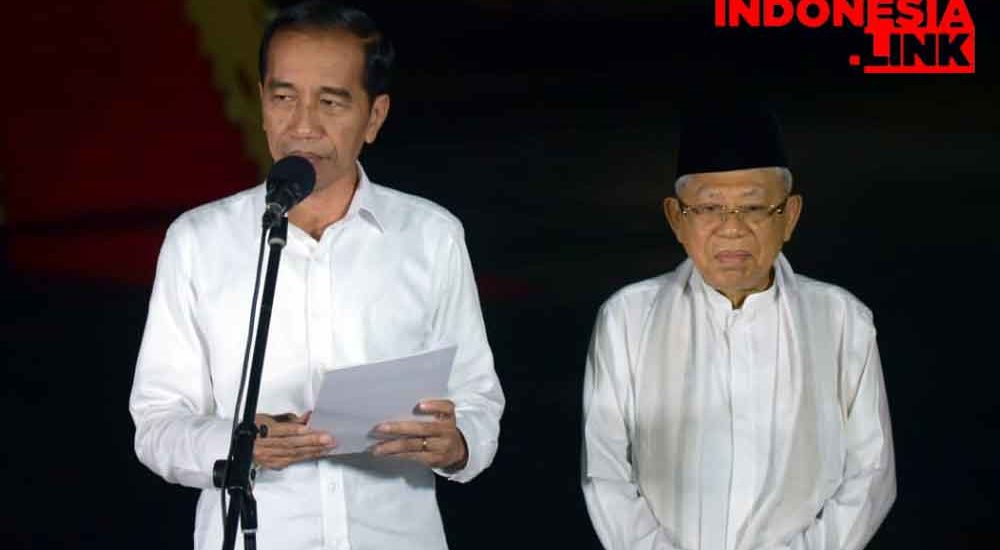 Presiden RI Joko Widodo bersama Kyai Ma’ruf Amin