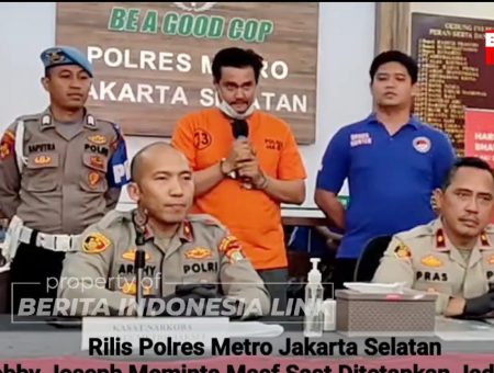 Gunakan Tembakau Sintetis, Bobby Joseph Diamankan Polres Metro Jakarta Selatan